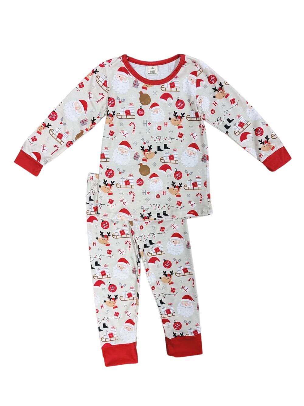 Reindeer & Cheer Santa Christmas Pajamas - Sydney So Sweet