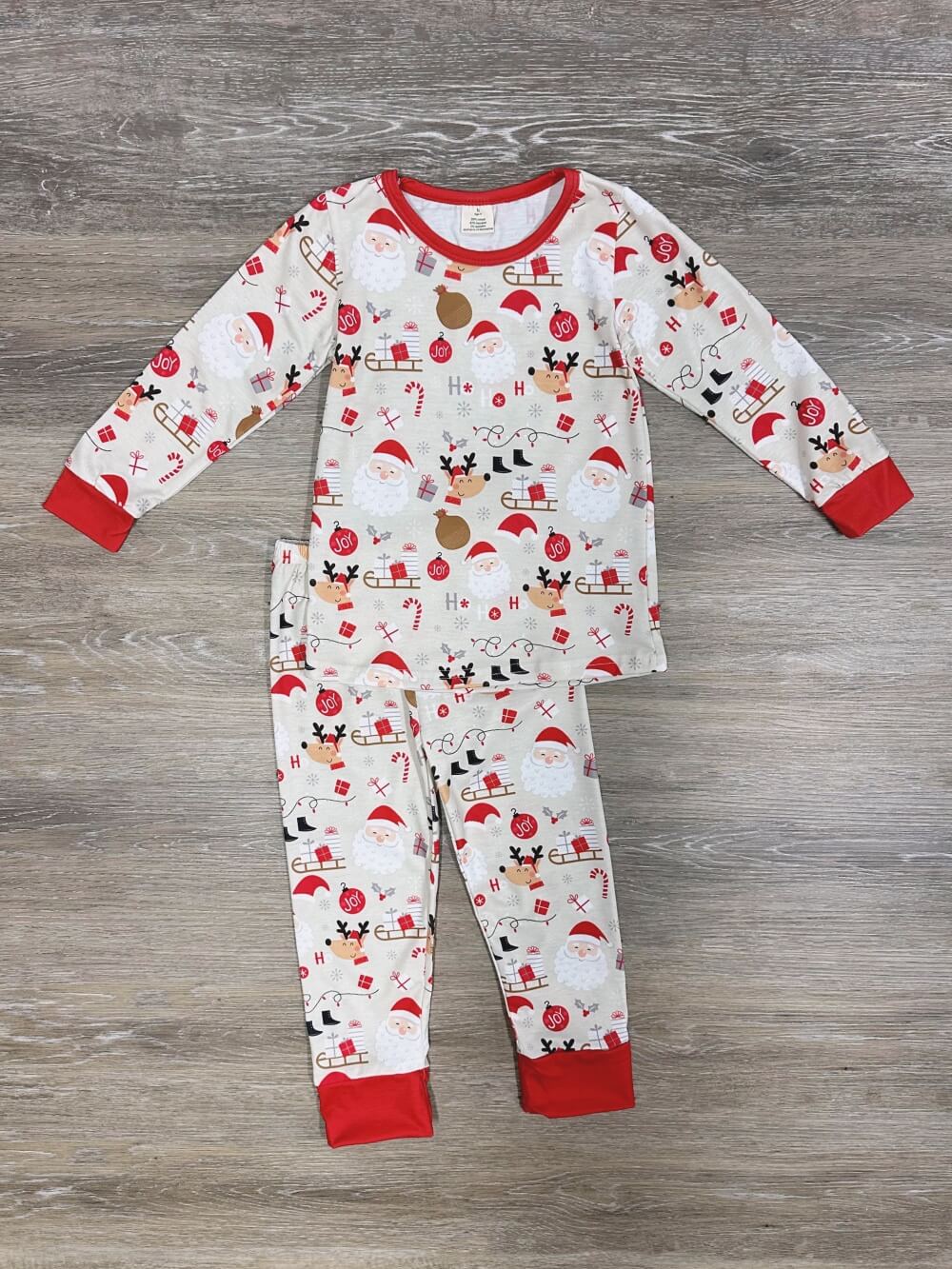 Reindeer & Cheer Santa Christmas Pajamas - Sydney So Sweet