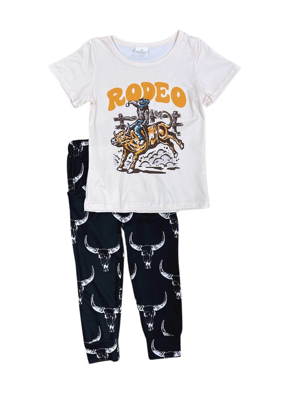 Rodeo Texas Longhorn Boys Top & Joggers Outfit - Sydney So Sweet