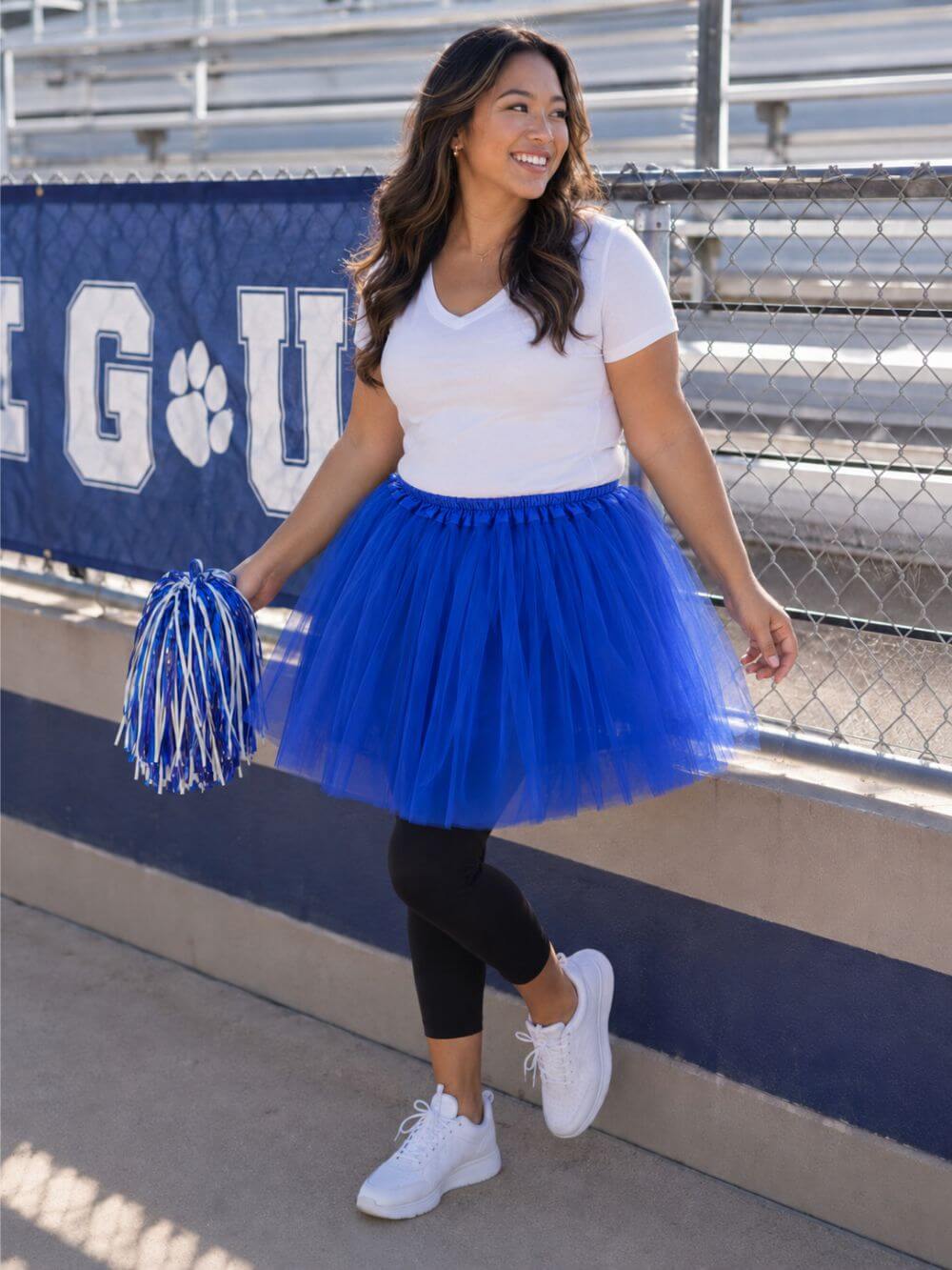 Royal Blue Plus Size Adult Tutu Skirt - Women's Plus Size 3- Layer Basic Ballet Costume Dance Tutus