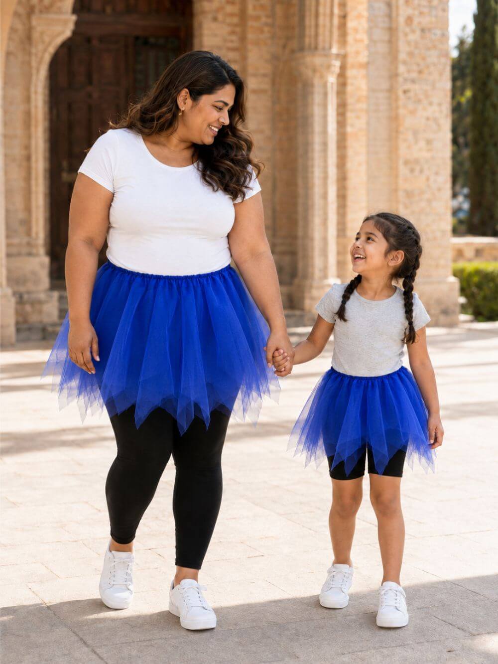 Royal Blue Fairy Costume Pixie Tutu Skirt for Kids, Adults, Plus