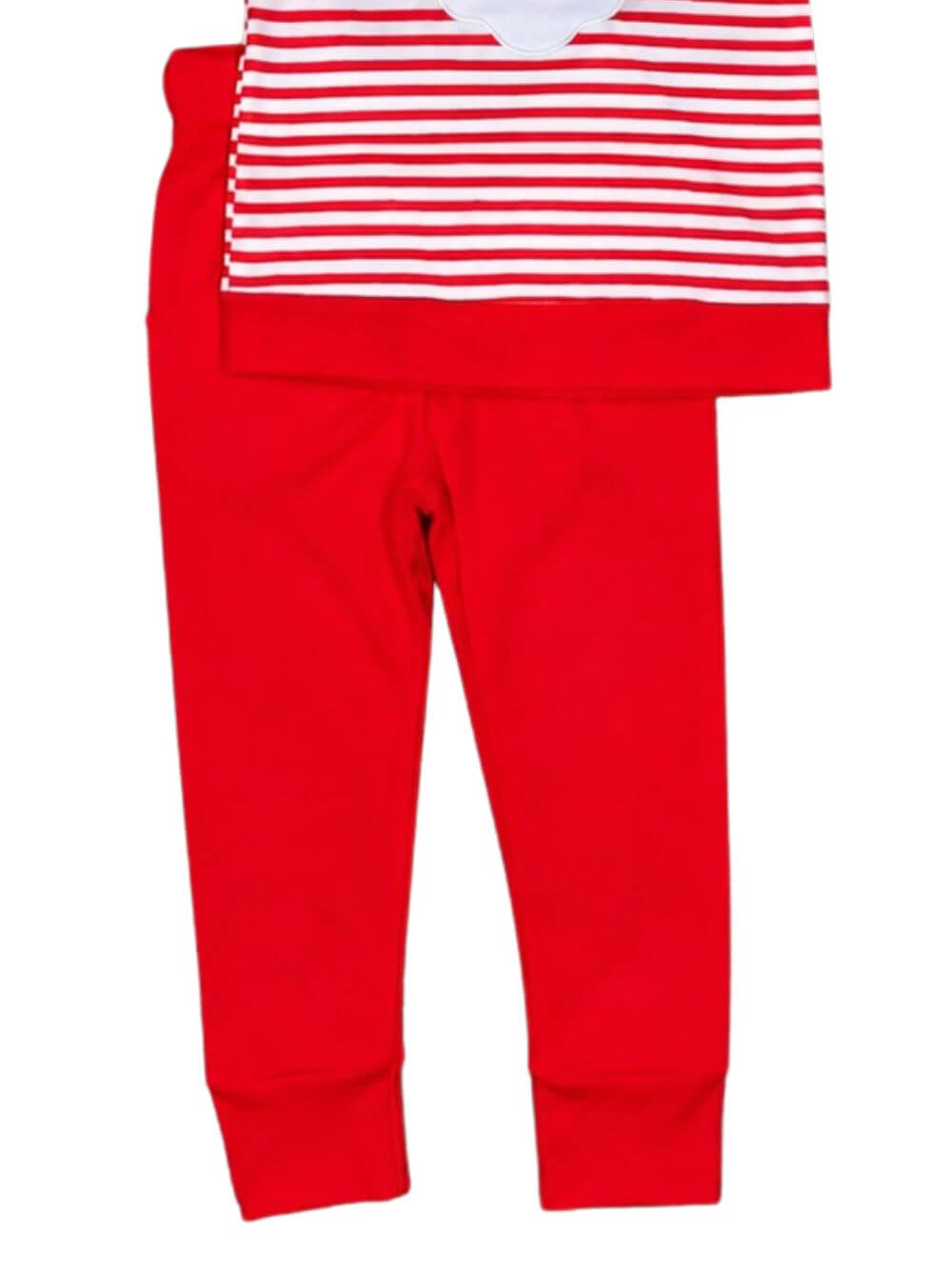 Santa Red Stripe Kids Christmas Jogger Outfit