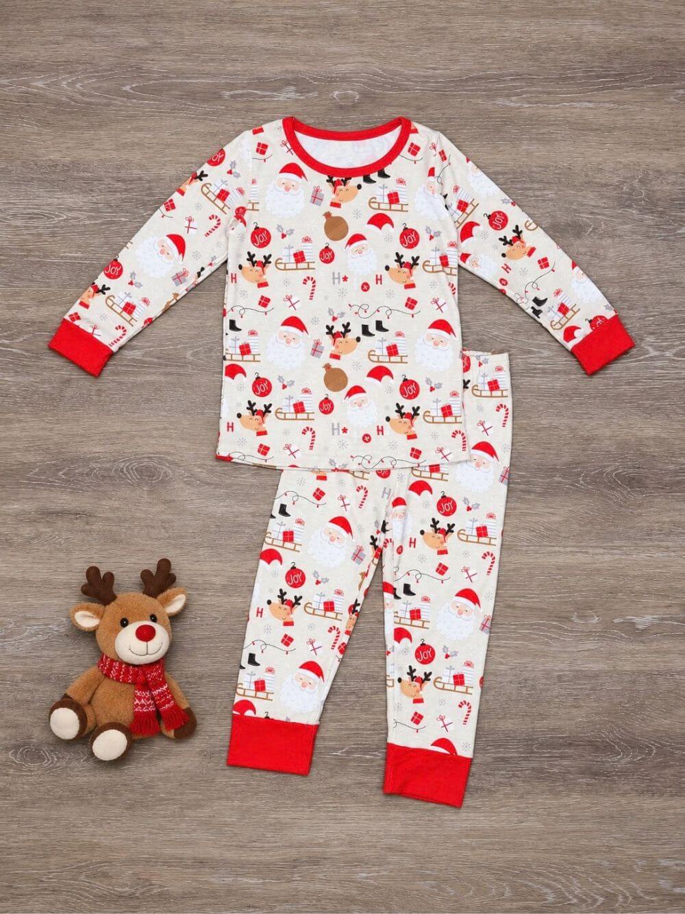 Santa & Reindeer Kids Comfy Lounge Set