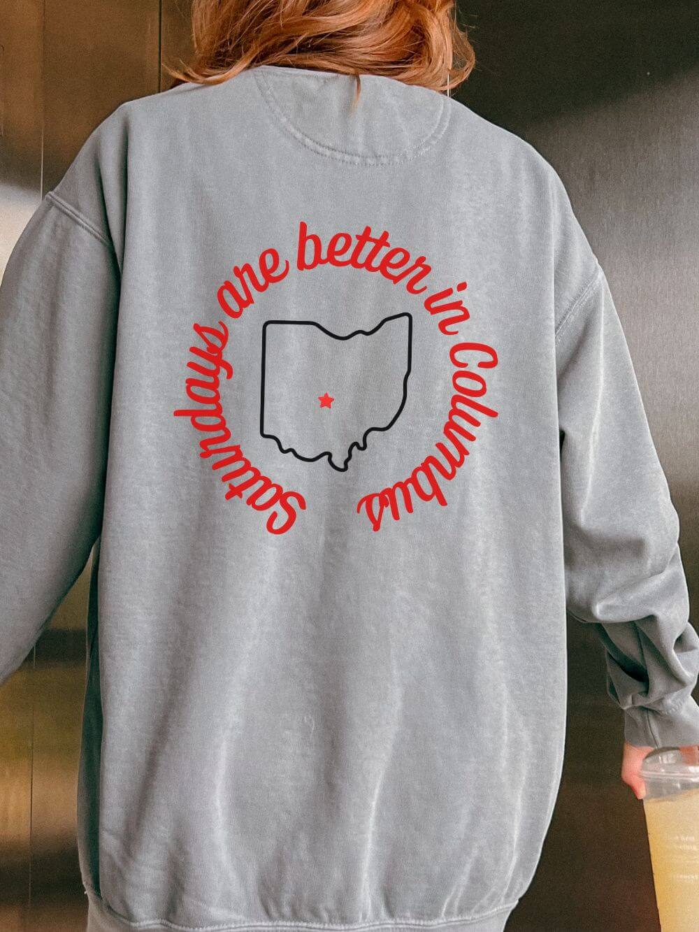 Saturdays are Better in Columbus Ohio State Buckeyes Football Sweatshirt - Sydney So Sweet