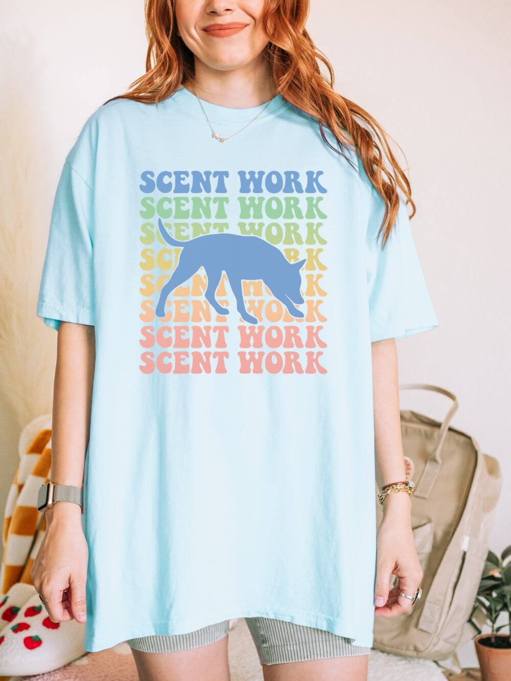 Scent Work Dog Sports Comfort Colors Unisex Dog Mom Nose Work T-Shirt - Sydney So Sweet