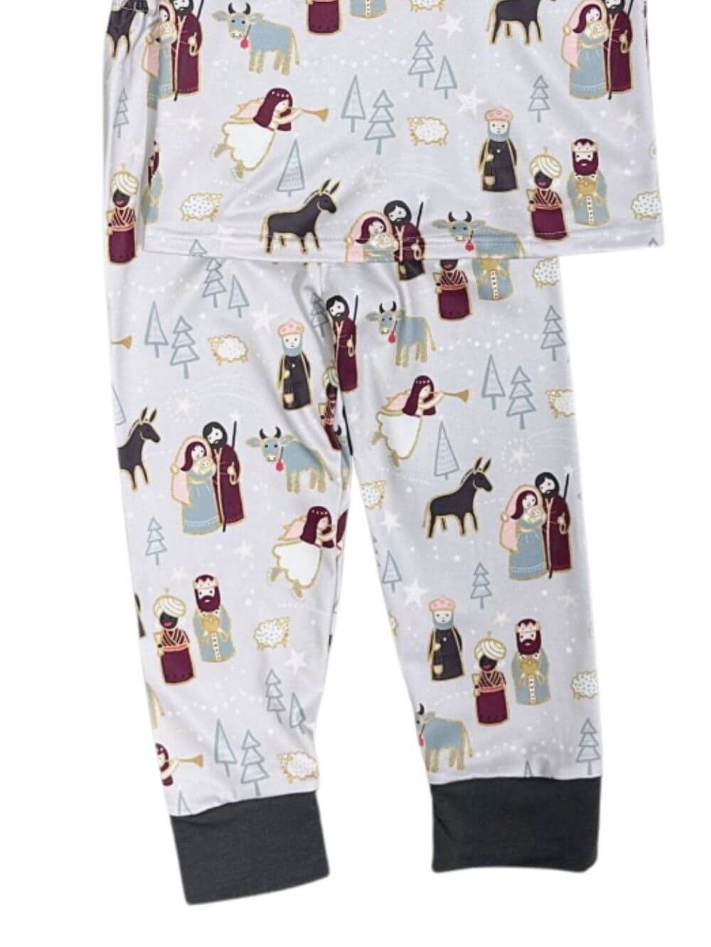 Silent Night Nativity Christmas Pajamas - Sydney So Sweet