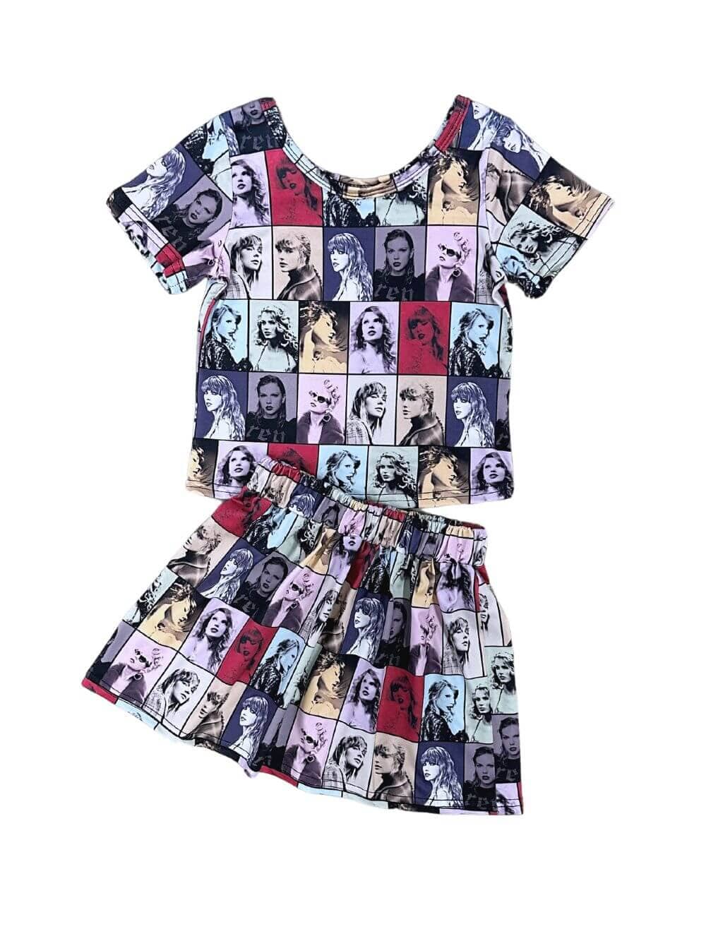 Singer on Tour 2 Piece Girls Skirt Set - Sydney So Sweet