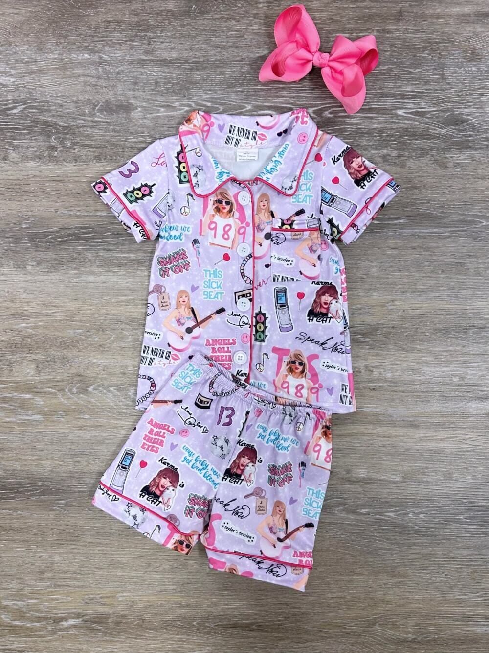 Singer on Tour Girls Summer Pajama Set - Sydney So Sweet