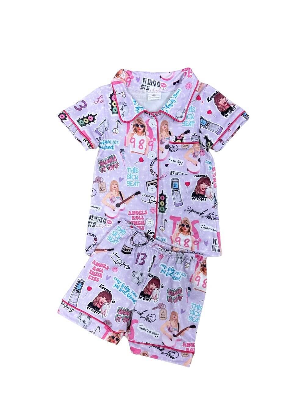 Singer on Tour Girls Summer Pajama Set - Sydney So Sweet