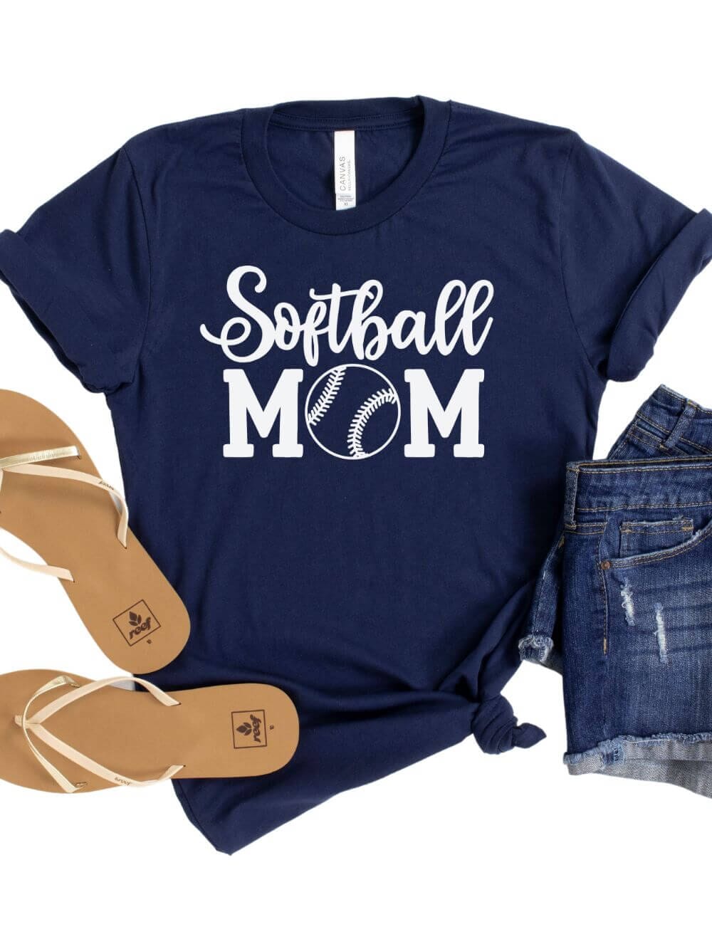 Softball Mom T-Shirt in 12 Team Colors - Sydney So Sweet