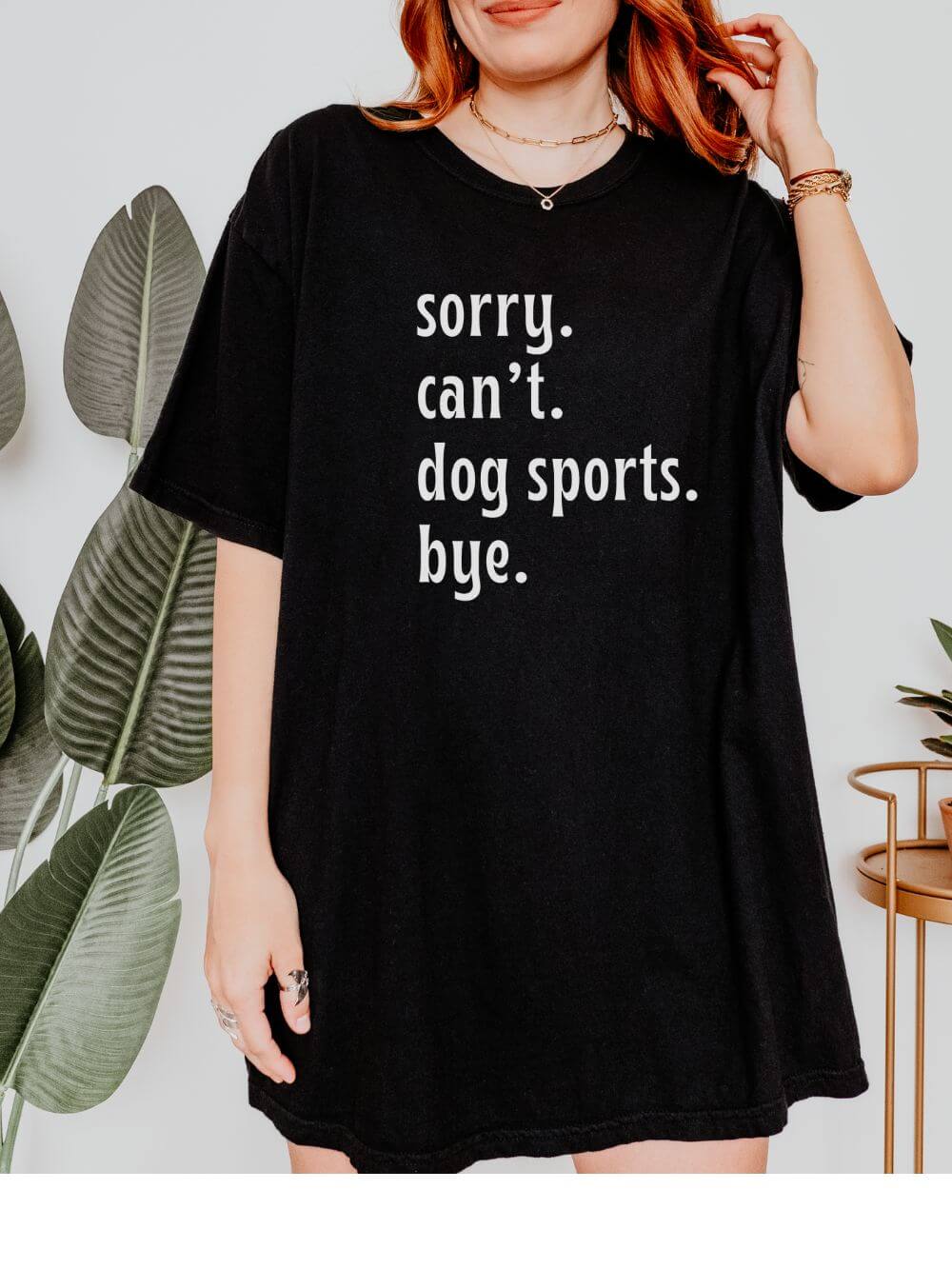 Sorry Can't Dog Sports Bye Comfort Colors Unisex Dog Mom T-Shirt - Sydney So Sweet