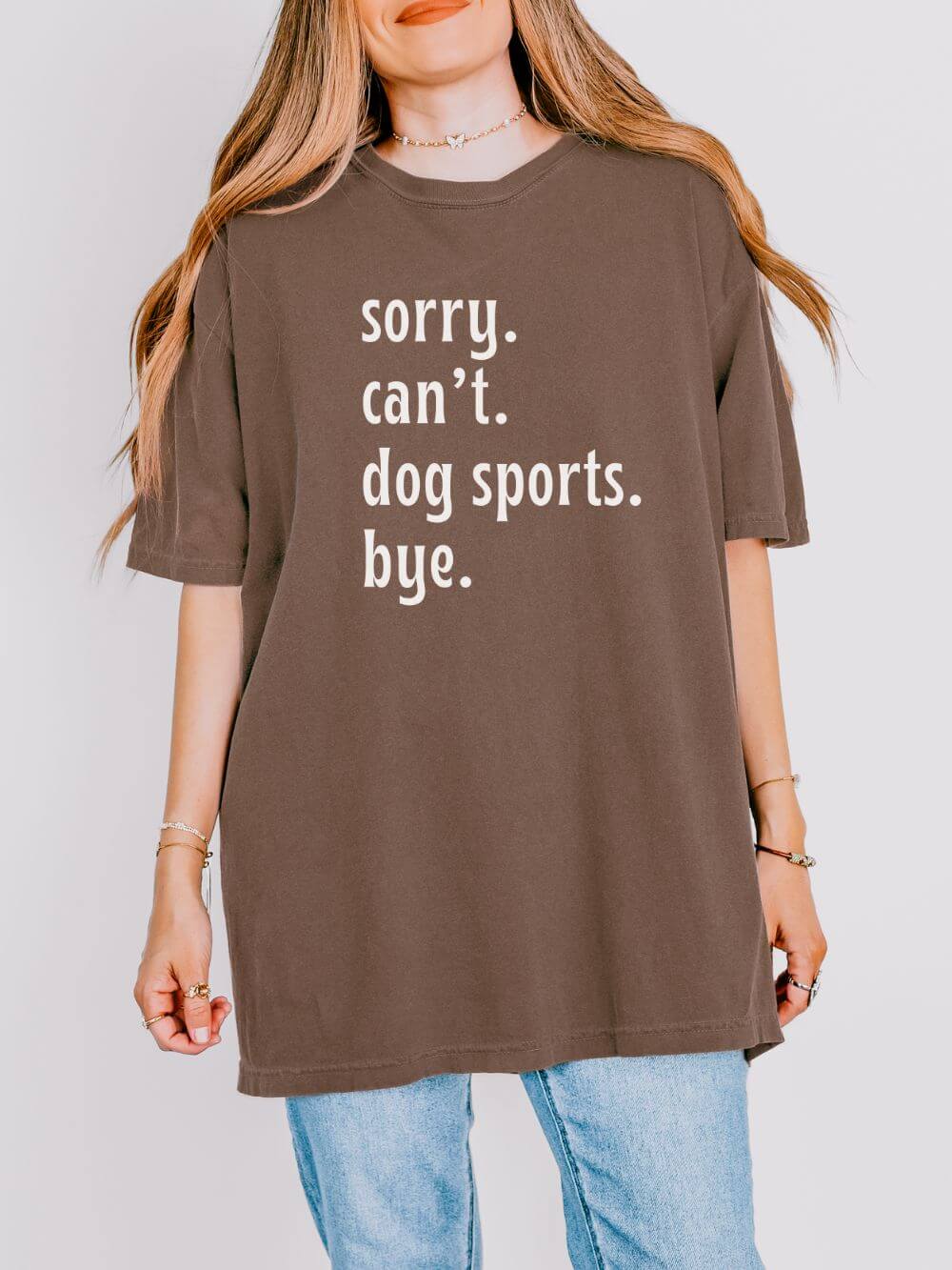 Sorry Can't Dog Sports Bye Comfort Colors Unisex Dog Mom T-Shirt - Sydney So Sweet