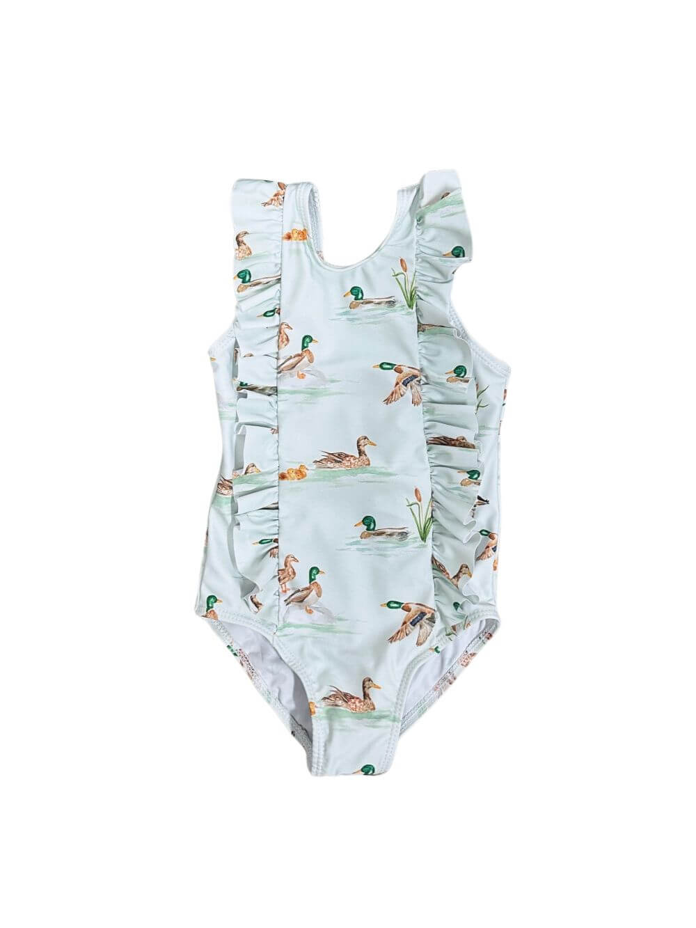 Splash & Quack Girls Duck Print One-Piece Swimsuit - Sydney So Sweet