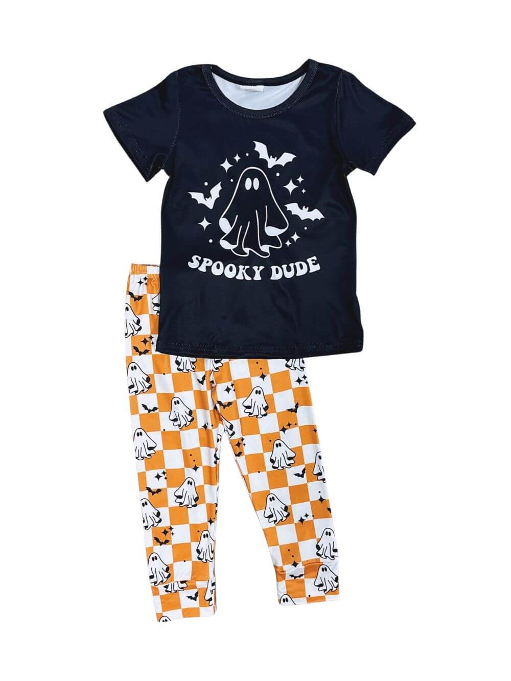 Spooky Dude Boys Halloween Ghost Outfit or Lounge Set - Sydney So Sweet