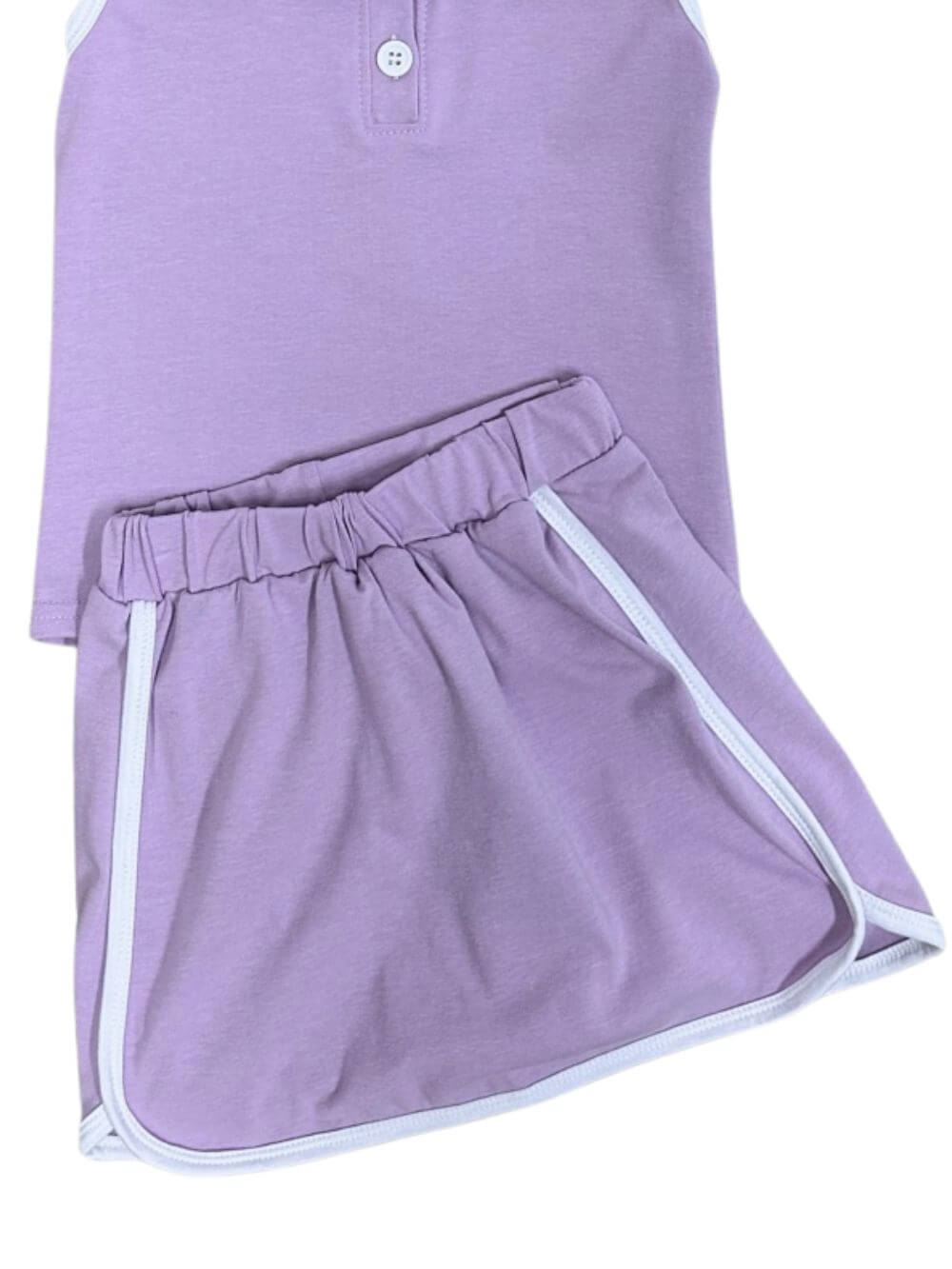 Sporty Sweet Lavender Girls Skort Outfit