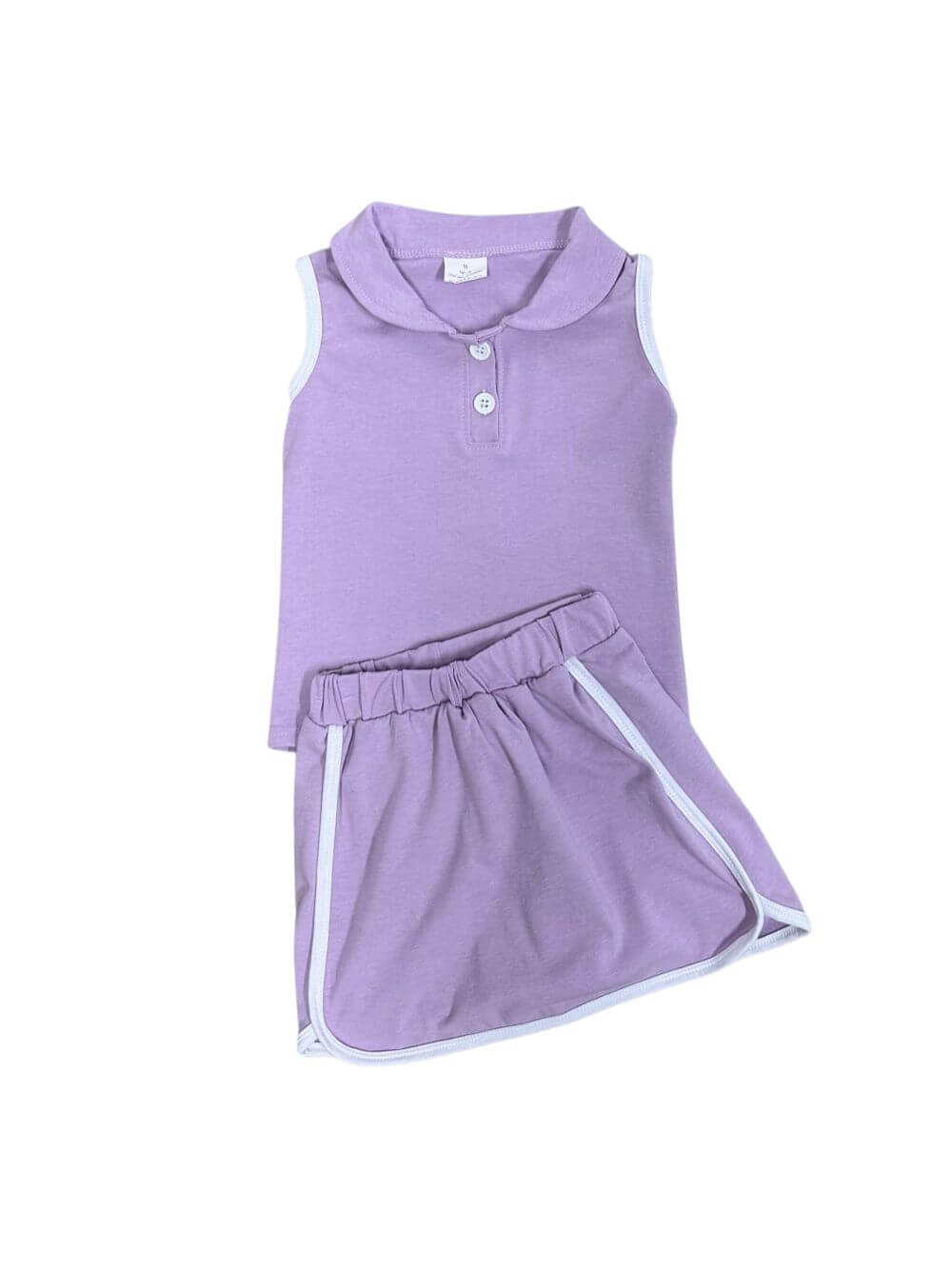 Sporty Sweet Lavender Girls Skort Outfit
