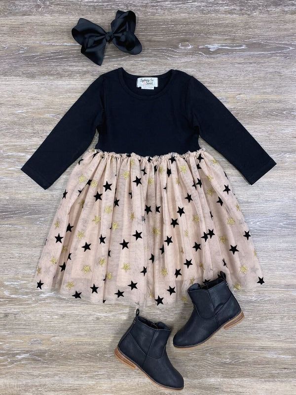One of a Kind Item - Star Chiffon Dress Size 3T