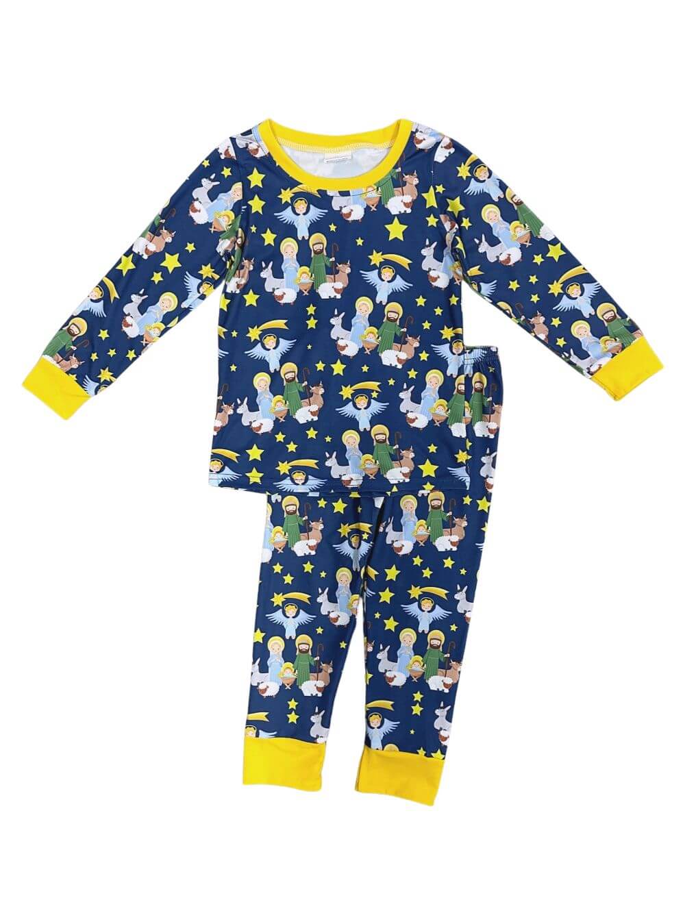 Starry Night Christmas Nativity Pajamas - Sydney So Sweet