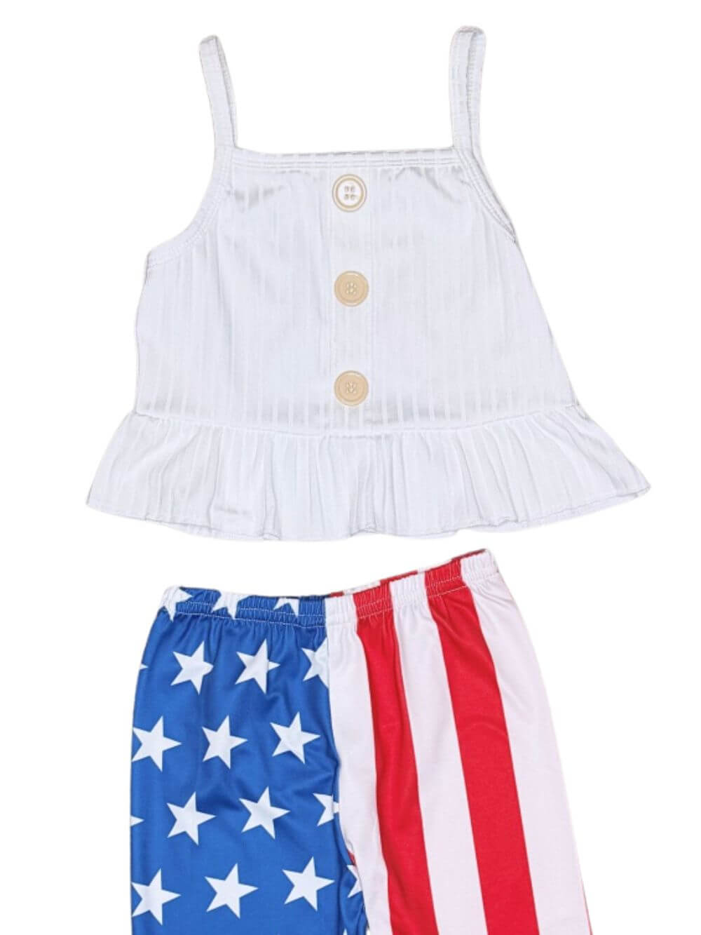 Stars & Stripes Girls Bell Bottoms Outfit
