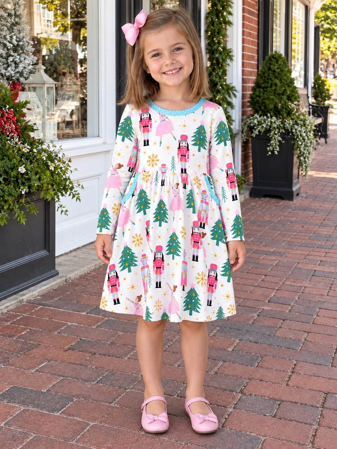Sugar Plum Nutcracker Girls Christmas Dress