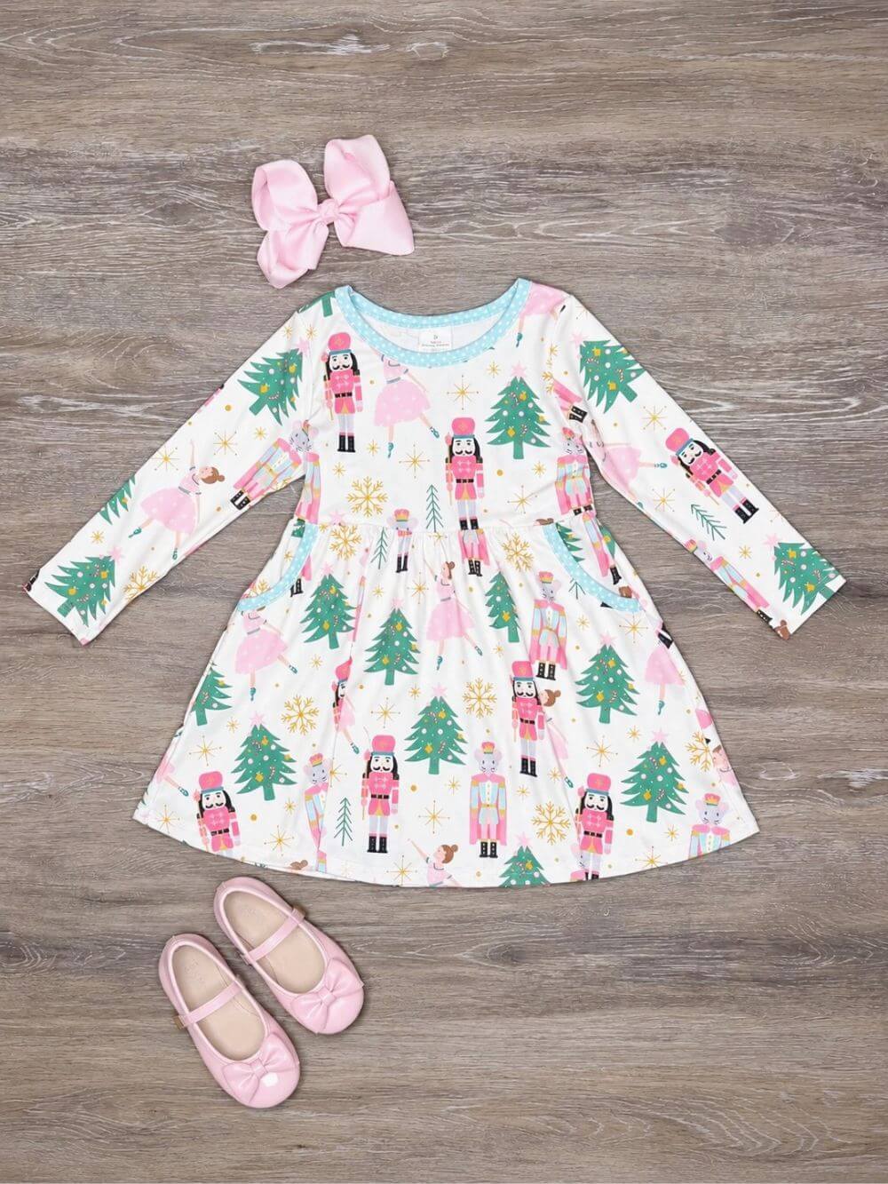 Sugar Plum Nutcracker Girls Christmas Dress