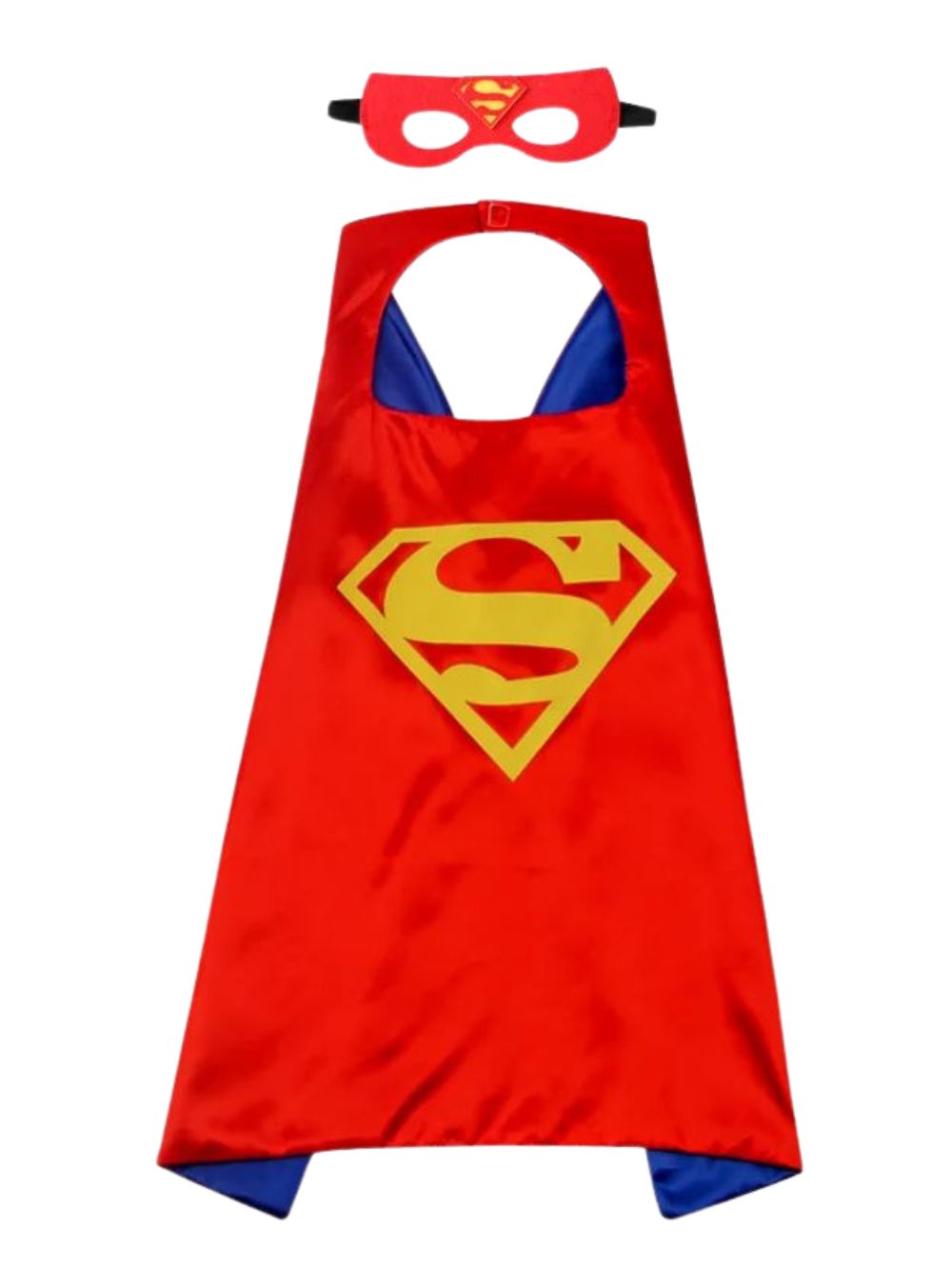 Super Red Superhero Cape & Mask Costume Dress Up Cosplay Set - Kids & Adults - Sydney So Sweet