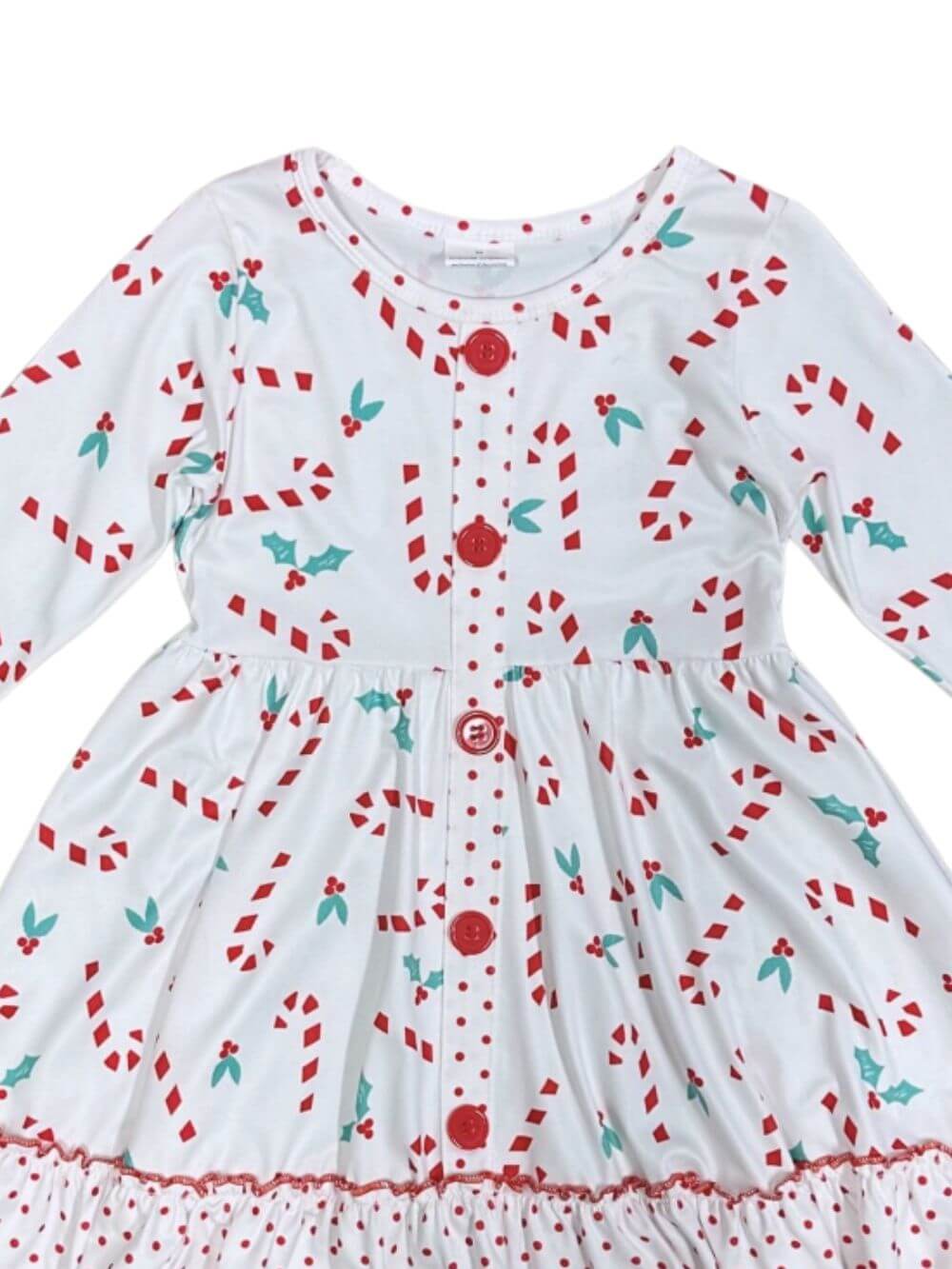 Sweet Candy Cane Lane Girls Christmas Dress - Sydney So Sweet
