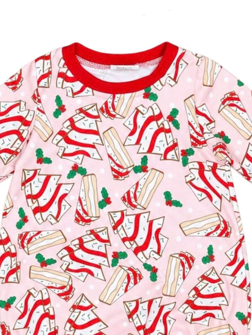 Sweet Christmas Tree Cakes Baby Bubble Romper