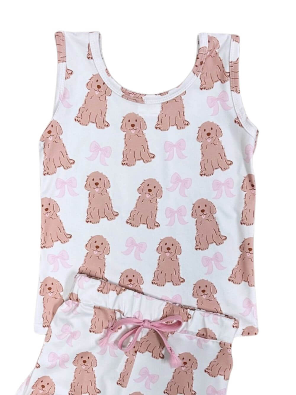 Sweet Doodle Dreams Girls Tank Shorts Set