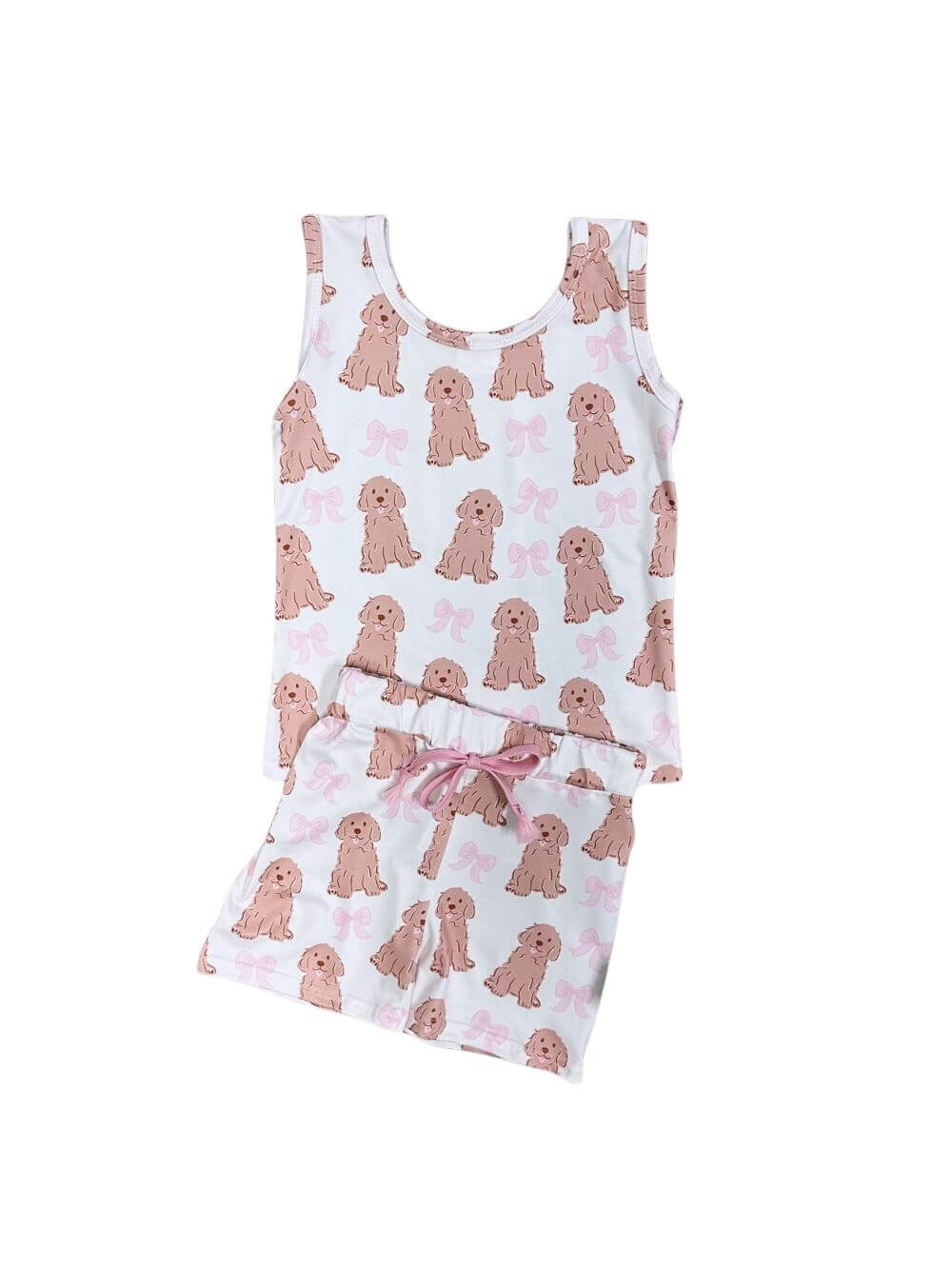 Sweet Doodle Dreams Girls Tank Shorts Set