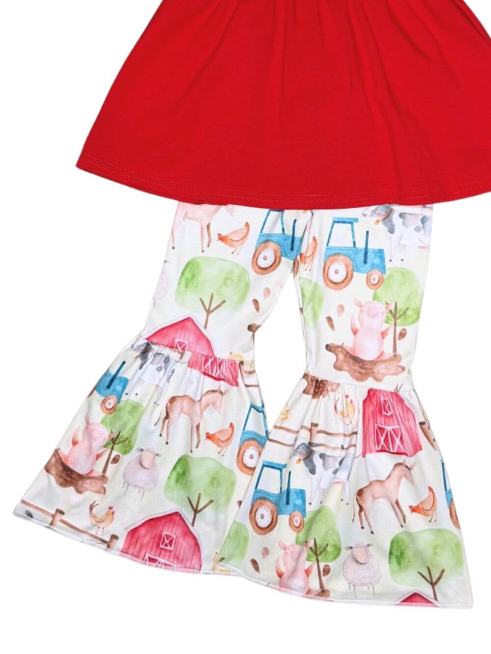 Sweet Farm Days Girls Bell Bottoms Outfit
