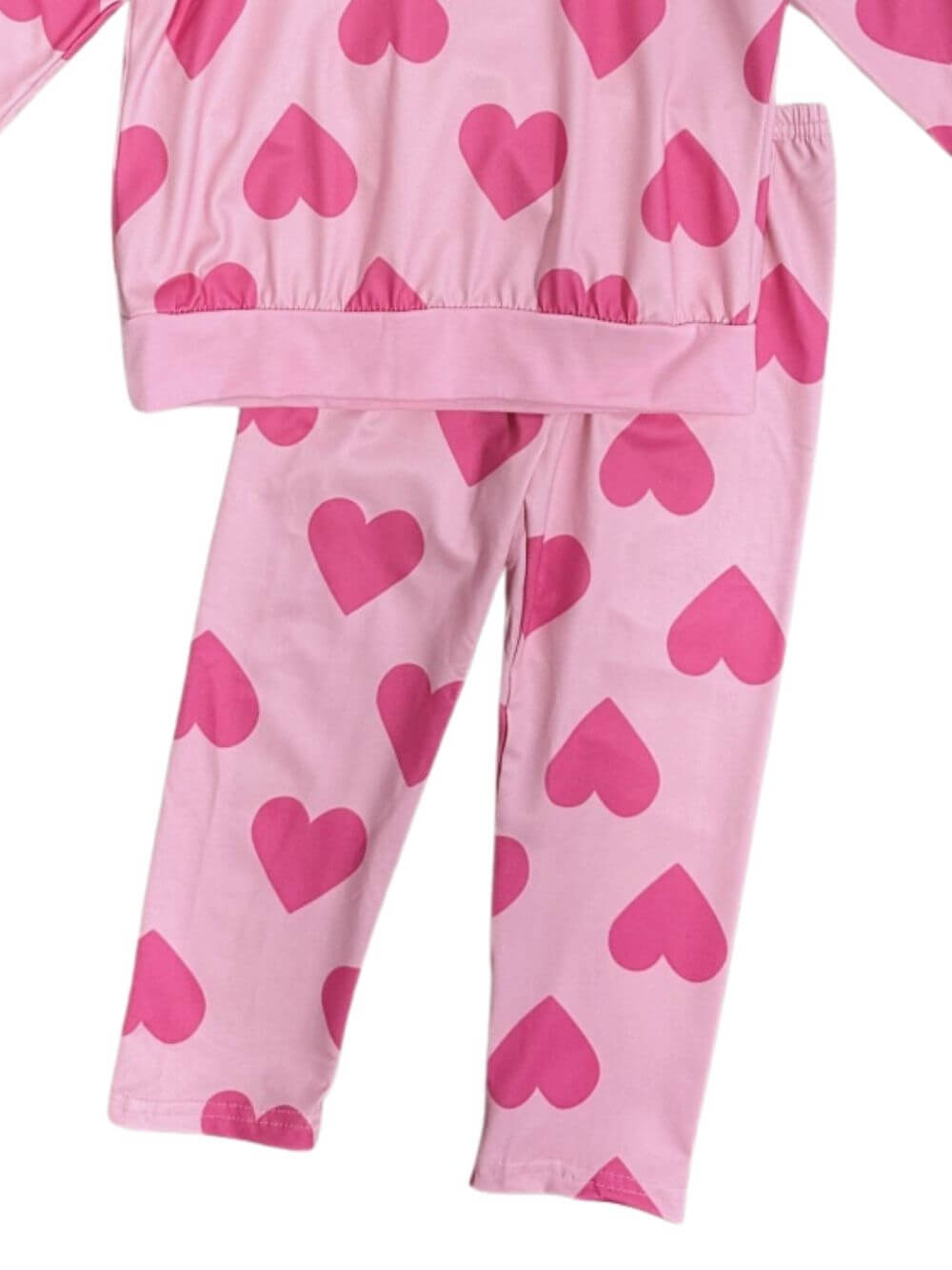 Sweet Hearts Pink Girls Comfy Lounge Set