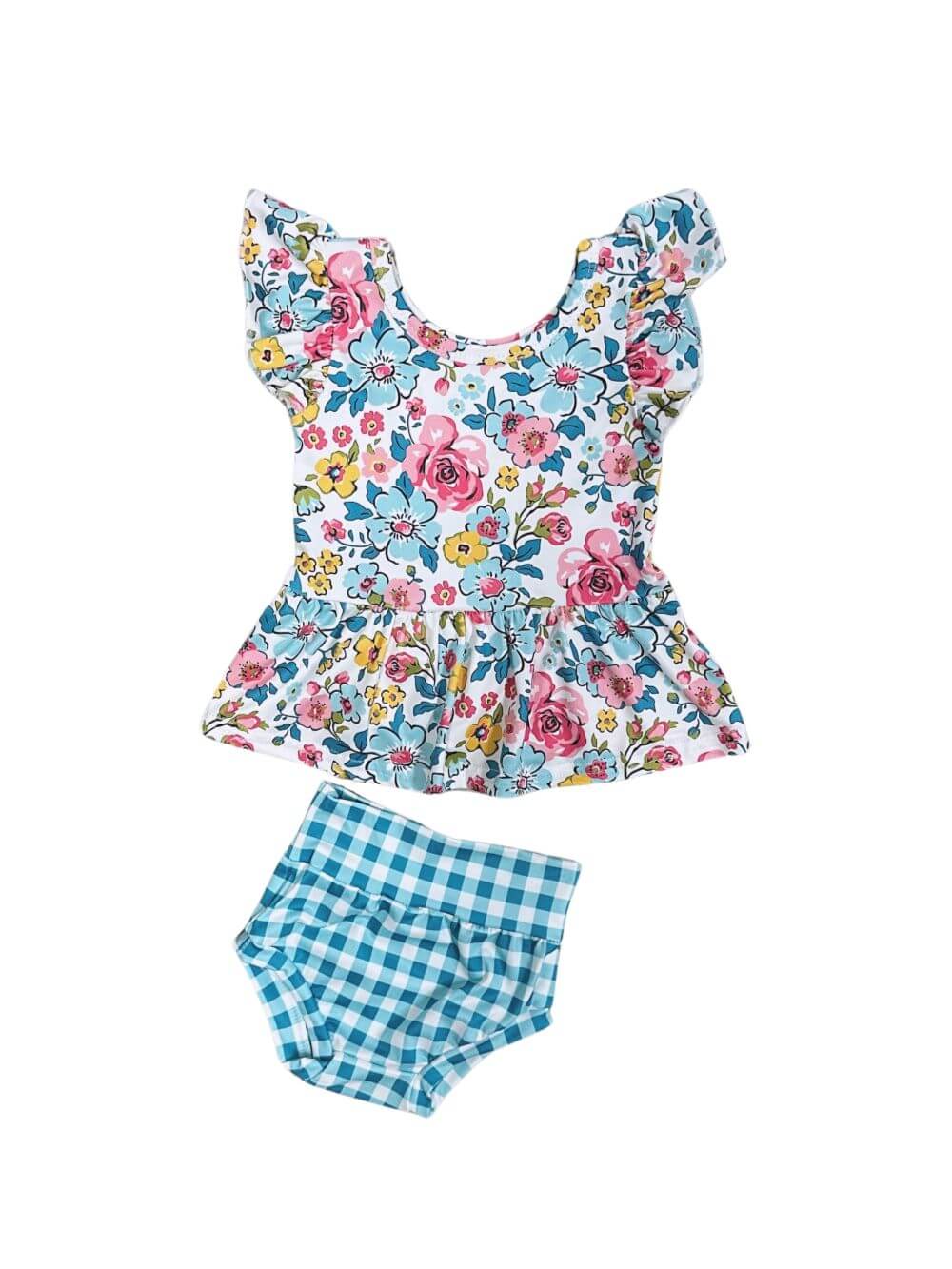 Sweet Petal Picnic Girls 2 Piece Baby Outfit - Sydney So Sweet