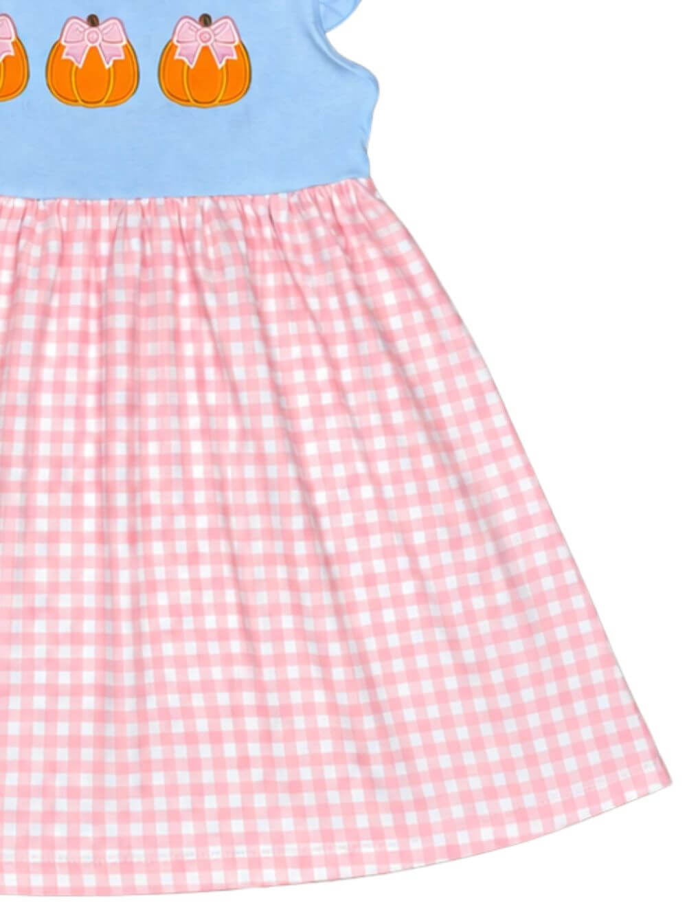 Sweet Pumpkin Coquette Bow Girls Dress