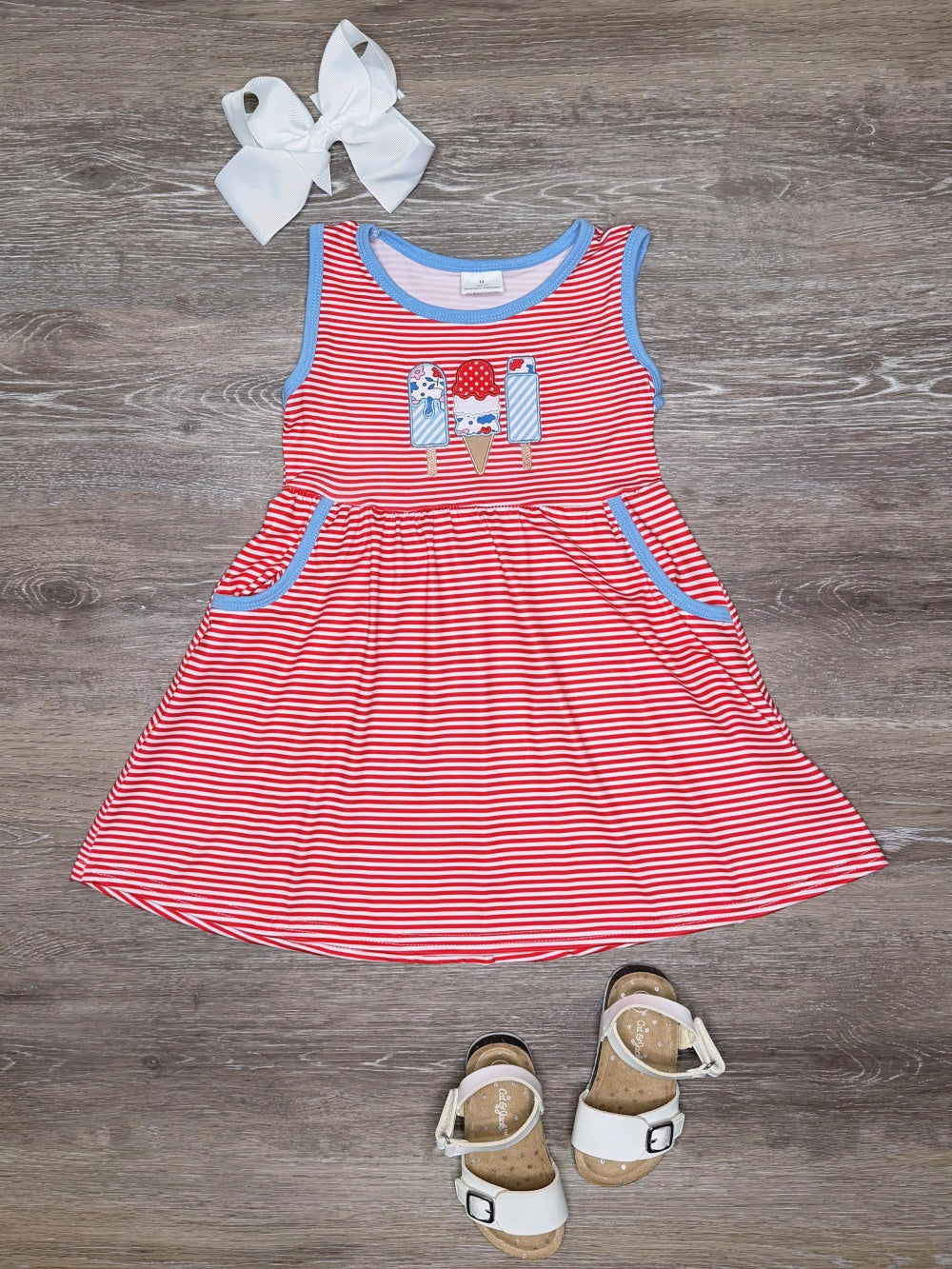 Sweet Summer Ice Cream Girls Dress