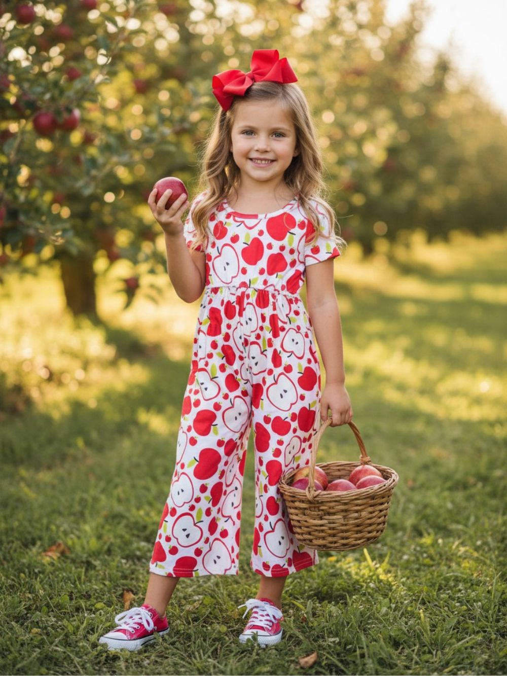 Sweet Apple Days Girls Jumpsuit