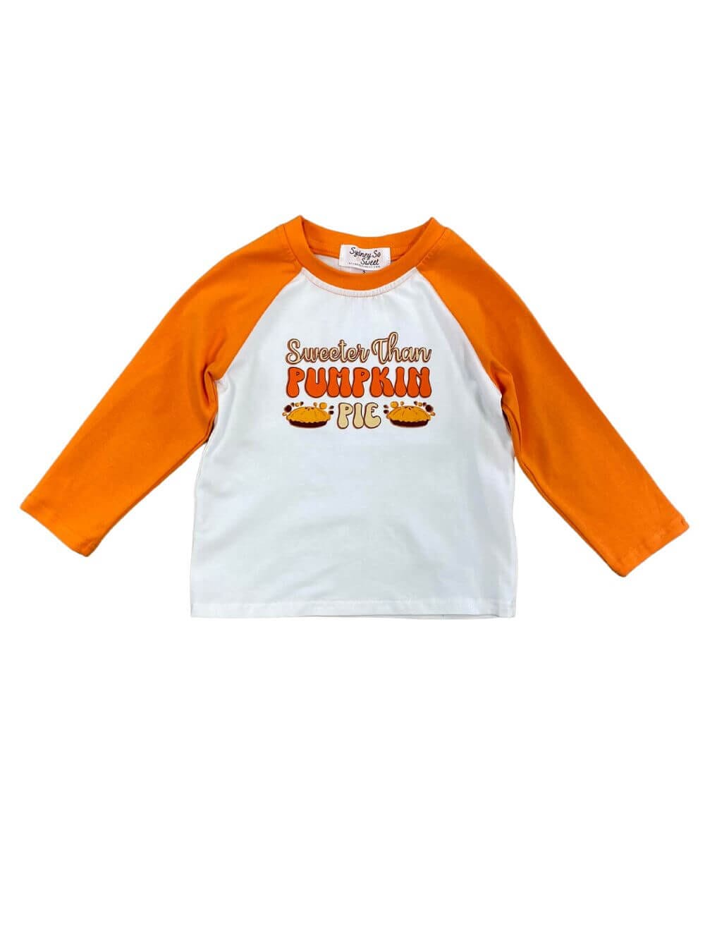 Sweeter Than Pumpkin Pie Long Sleeve Raglan T-Shirt - Sydney So Sweet