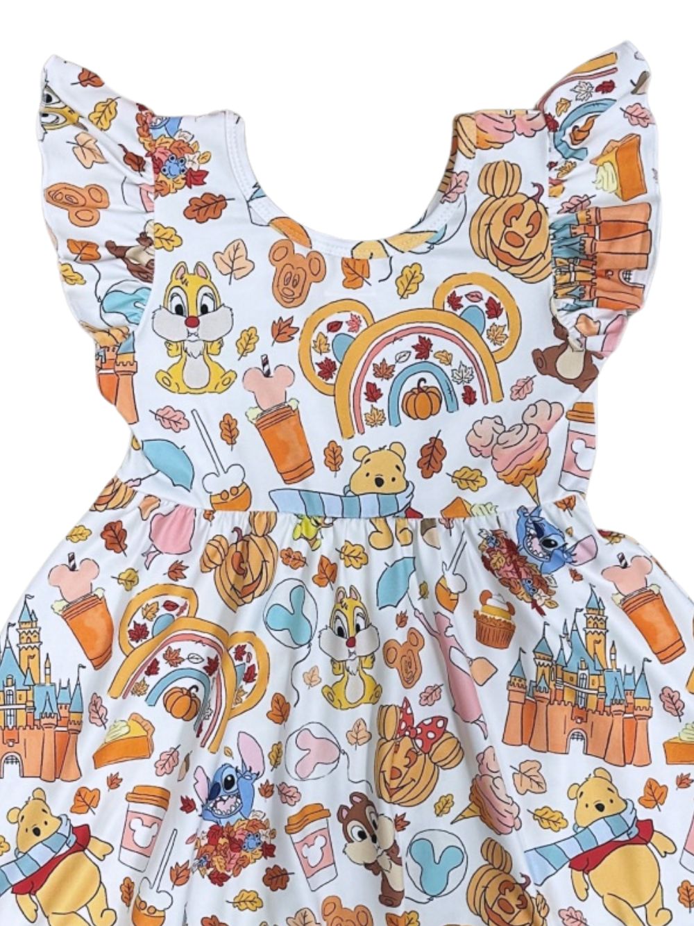 Sweetest Day Ever Girls Fall Short Sleeve Twirl Dress - Sydney So Sweet