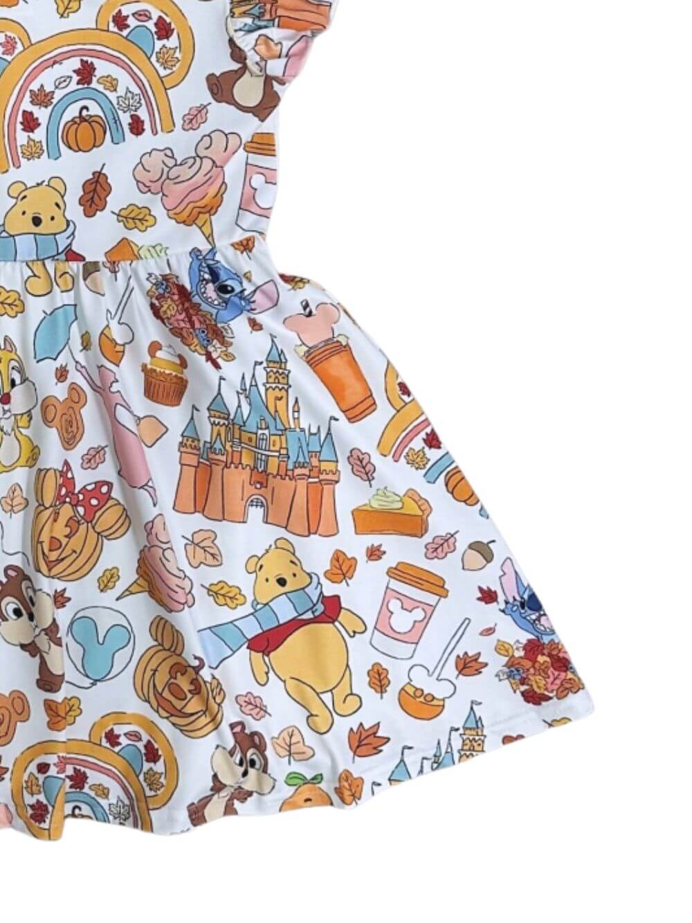 Sweetest Day Ever Girls Fall Short Sleeve Twirl Dress - Sydney So Sweet