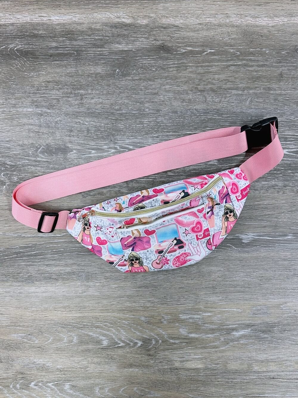 Swiftie Pink Crossbody Belt Bag - Sydney So Sweet