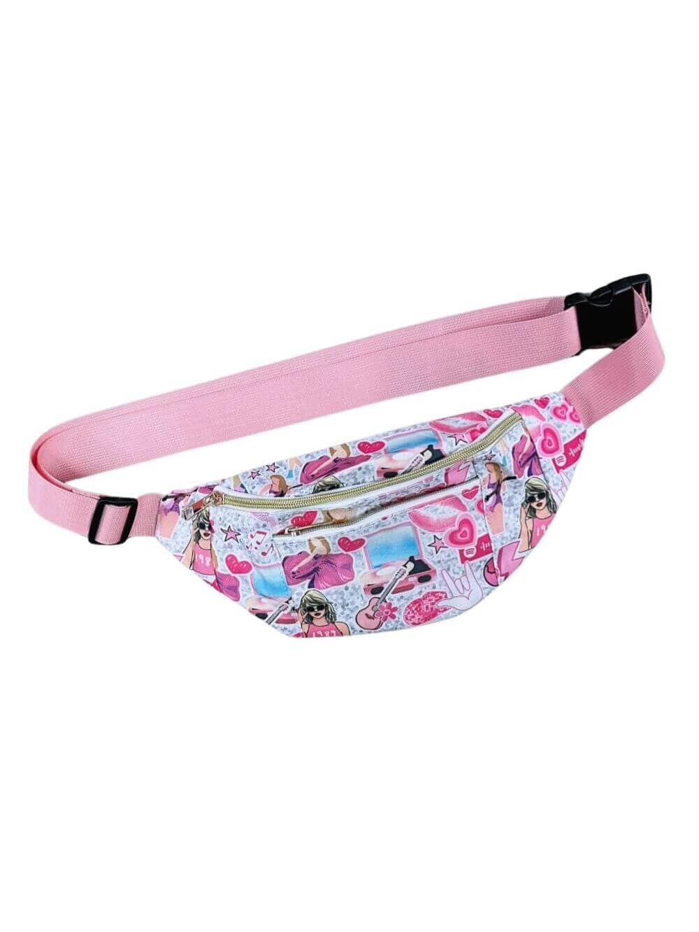 Swiftie Pink Crossbody Belt Bag - Sydney So Sweet