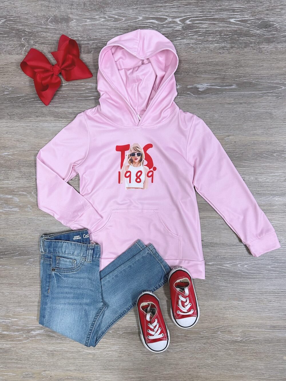 TS 1989 Pink Girls Hoodie Concert Sweatshirt - Sydney So Sweet