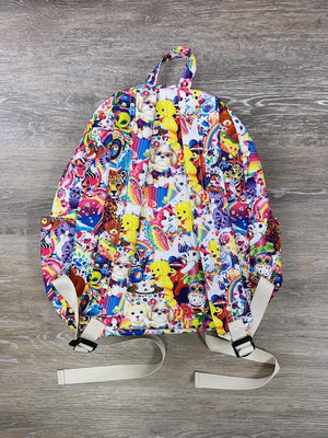 Throw Back Animals & Rainbows Kids' School Backpack - Sydney So Sweet