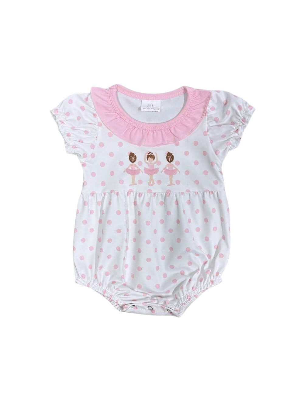 Tiny Dancer Girls Baby Ballerina Bubble Romper - Sydney So Sweet