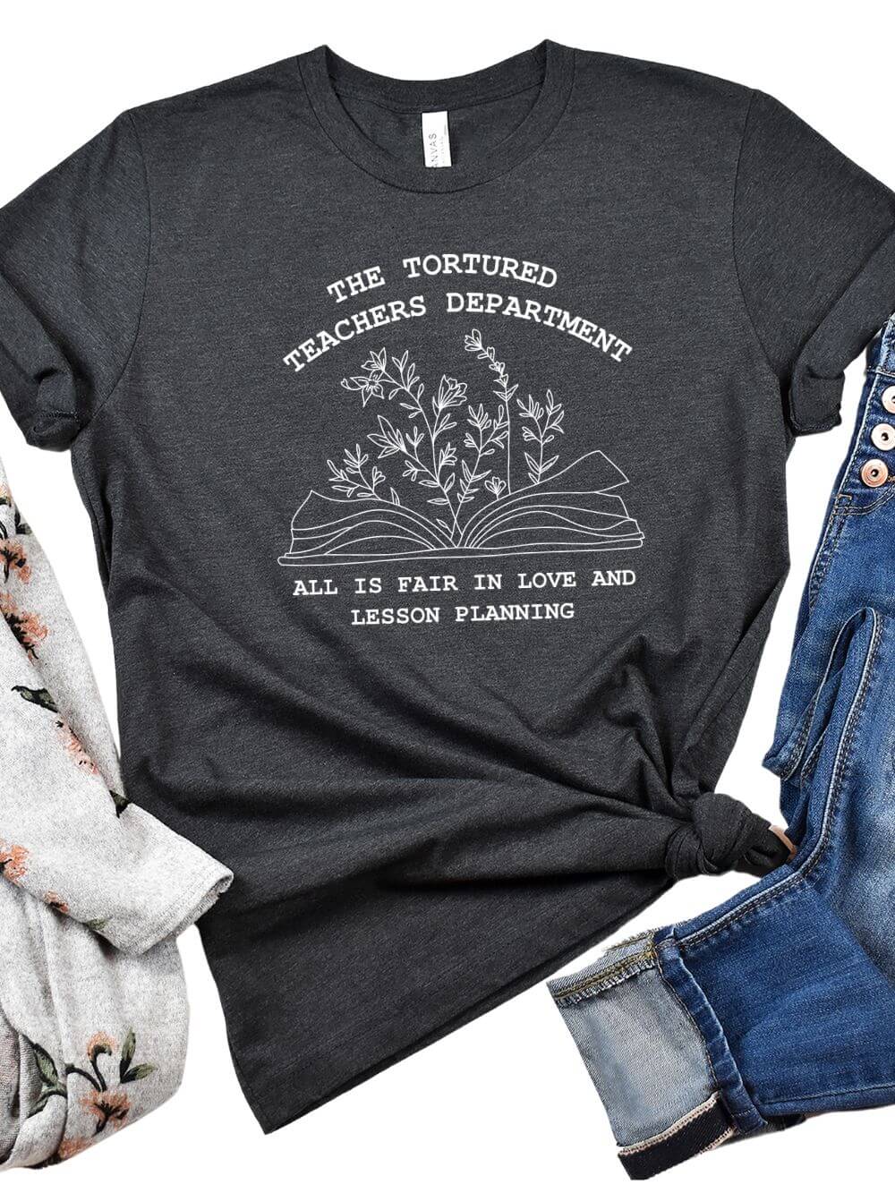 The Tortured Teachers Department Teacher Graphic T-Shirt - Sydney So Sweet