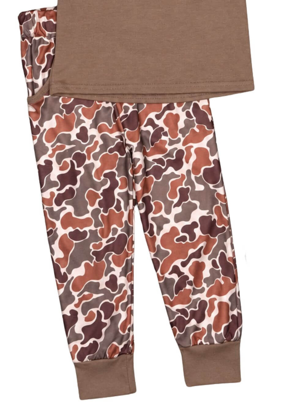 Turkey Time Camo Boys Thanksgiving Jogger Outfit