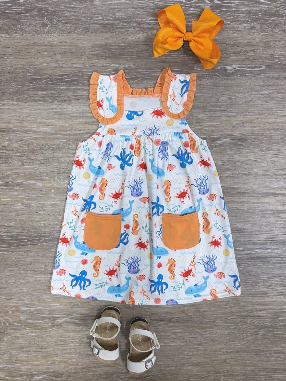 Under the Sea Friends Girls Summer Dress - Sydney So Sweet