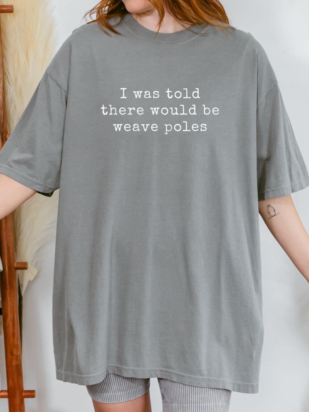 I Was Told There Would be Weave Poles Dog Agility Graphic T-Shirt Unisex Short Sleeve Tee - Sydney So Sweet