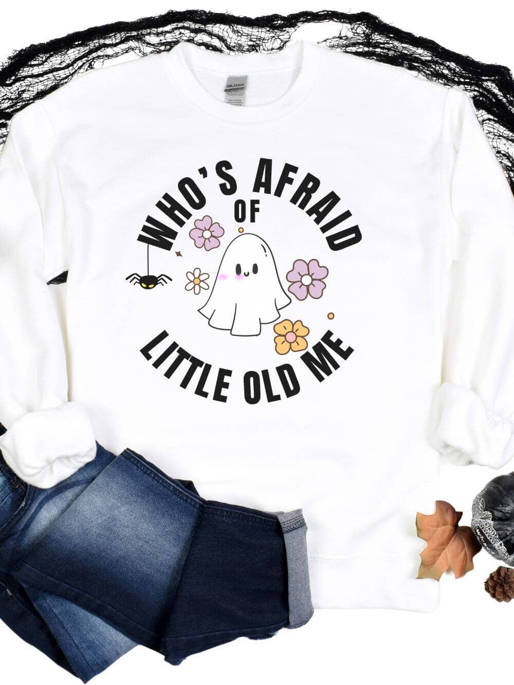 Who's Afraid of Little Old Me Unisex Heavy Blend Crewneck Sweatshirt - Sydney So Sweet
