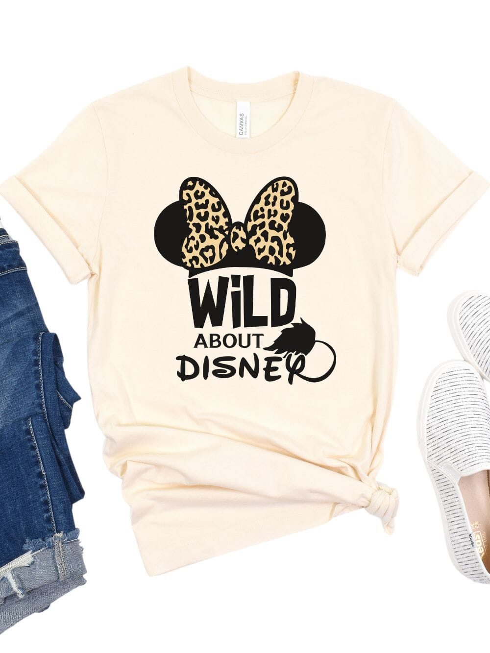 Wild About Disney Mom T-Shirt Bella + Canvas Unisex Jersey Short Sleeve Tee - Many Colors - Sydney So Sweet